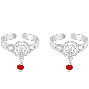 GIVA 925 Silver Passionate Tulip Toe Rings| Toe Rings for Women and Girls | With Certificate of Authenticity and 925 Stamp | 6 Month Warranty*