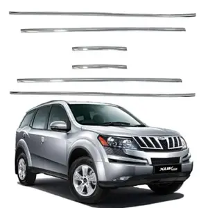 DS ENTERPRISE Lower Window Garnish Chrome for Mahindra XUV 500 All Models - Chrome Colour (Pack of 6)