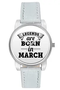 BIGOWL Legends are Born in March Branded Fashion Watches for Girls