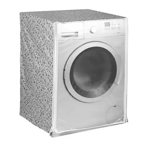 Deluxlane Polyvinyl Chloride (Pvc) Front Load Washing Machine Cover Fit For Ifb (6.5, 7, 7.5 And 8 Kg, 63 X63 X81 Cm) - Black, Grey, 12 Months Warranty