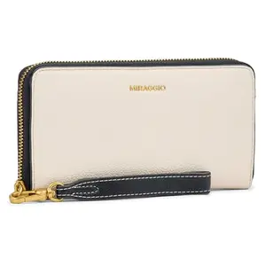 Miraggio Harlow Zip Around Wallet for Woman | 3 Compartment Women Wallet | Gift Items for Women
