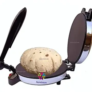 Aervinten Roti Maker Original Non Stick PTEE Coating TESTED, TRUSTED & RELIABLE Chapati/Roti/Khakra Maker Stainless steel body Shock Proof Heavy Duty Non Stick ||K@18