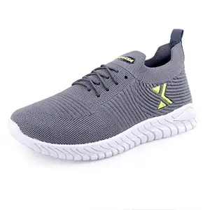 Kraasa Oxygen Running & Walking Shoes for Men Darkgrey UK 6