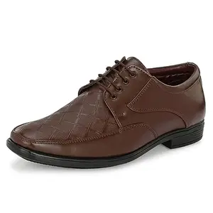 Centrino Formal Shoe for Men | Lace-Up Derby for Business & Casual Wear | Stylish Design with Comfortable Fit Craftsmanship for All-Day Support 2829-2_Brown_7