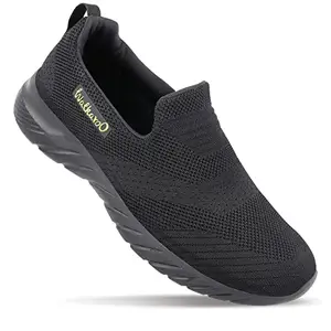 WALKAROO Gents Black Black Sports Shoe (XS9750) 7 UK