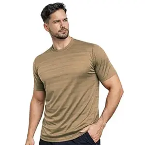 NINQ Half Sleeve Compression T-Shirt - Men's Athletic & Sports Tights for Fitness