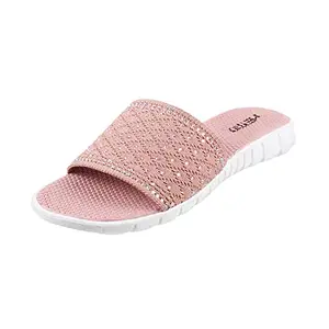 Metro Womens Synthetic Pink Slippers (Size (3 UK (36 EU))