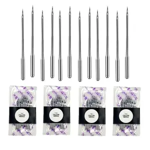 Falcon Needles for Domestic Sewing Machine Pack of 40 Pcs, Sewing Machine Needle Set | Number 11,14,16,18 Each 10Pcs | Made in Japan