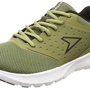 Power Men Wave Motion Green and D.Grey Running Shoes8 Kids UK (8087096)