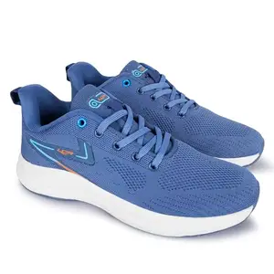 Lancer Mens BOSS-5SGRY-ORG Sea Grey Running Shoe, 7