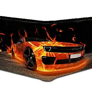 FASHION DUET Genuine Wallets for Men, Black|Canvas Wallet for Men | Mens Wallet with 6 Card Slots | Gift for Valentine Day, Father's Day, Birthday, Raksha Bandhan