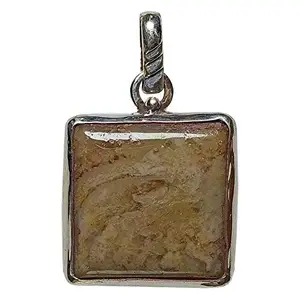 Aldomin� Picture Jasper Sterling Silver Pendant .925 Gemstone Rare Birthstone Healing Crystal Natural Stone 03
