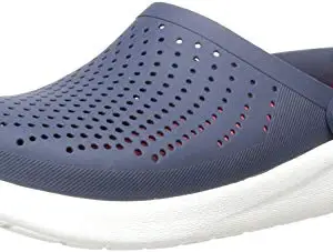 crocs unisex-adult LiteRide Clog Navy/Pepper Clog - 5 UK Men/ 6 UK Women (M6W8) (204592-4CC)