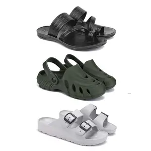 DRACKFOOT Men's Sandals | Lightweight Wear| Stylish & Easy to Wear For Men'sGR-SAN-(3-COMBO)-3152-3137-3114-9