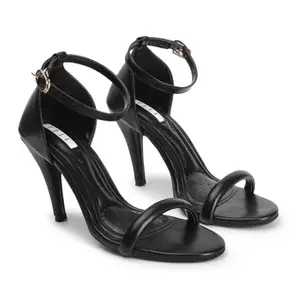 ELLE Women Sandal,Black,UK-7