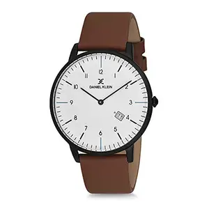Daniel Klein Analog White Dial Men's Watch-DK11642-2