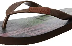 United Colors of Benetton Men's Brown Flip-Flops and House Slippers - 6 UK/India (39 EU) (16A8CFFPM999I)