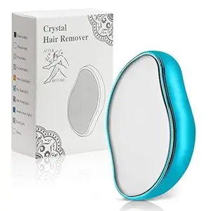 ROSHNI LUMO™ Crystal Hair Eraser, Painless Hair Removal Tool, Reusable Exfoliating Device for Body and Face