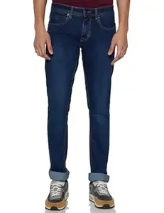 Peter England Men Mid Rise Premium Skinny Fit Stretchable Jeans