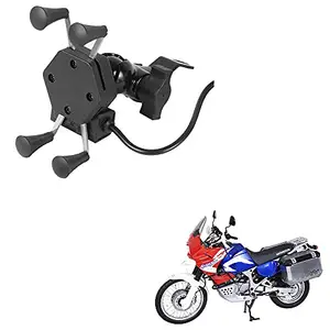 Auto Pearl -Waterproof Motorcycle Bikes Bicycle Handlebar Mount Holder Case(Upto 5.5 inches) for Cell Phone - XRV Africa Twin