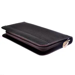 Wrangler Brown Textured Leather Women's Wallet (Wrac0014)
