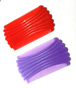 KGR Splash Sunflower Design Lice Comb, Medium, Multicolor |Pack Of 2