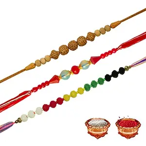 Manonita Rakhi Gift for Brother, bhaiya bhabhi, Gift Set (Rakshabandhan Mug, Roli,Chawal) BT-BZ-BP