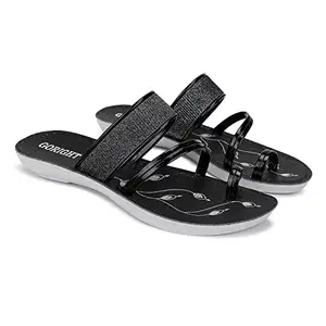 BERSACHE Comfortable Black Outdoor Casual Slippers for Women