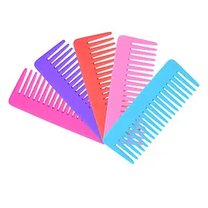 Jay Gopal Fashion Thick Colorful Teeth Hair Shampoo Combs Short Hair and Travel Hair Comb for Women and Girl's (Multi-color) (Hair Comb 3)