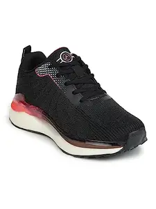 ABROS Women's Dyna ASSL0184 Sports Shoes_Black/Fuchsia_6UK