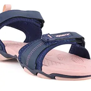 Sparx womens SS 594 | Latest, Daily Use, Stylish Floaters | Blue Sport Sandal - 6 UK (SS 594)