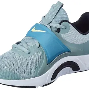 Nike Women's W Renew in-Season TR 12-MICA Running Shoes Green/Lemon Chiffon-Noise AQUA-DD9301-300-3.5UK