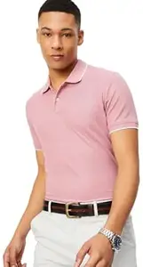 Max Mens Cotton Blend Solid Regular Fit T-Shirt