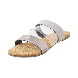 Mochi womens 41-4020 Gun Metal Slipper - 4 UK (37 EU) (41-4020)