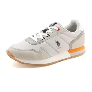 U.S. POLO ASSN. Mens KENZEE Grey Sneaker - 8 UK (2FD23619G07)