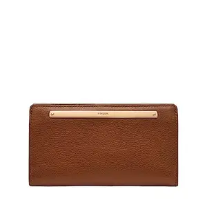 Fossil Women Leather Liza Brown Wallet Sl7891G200
