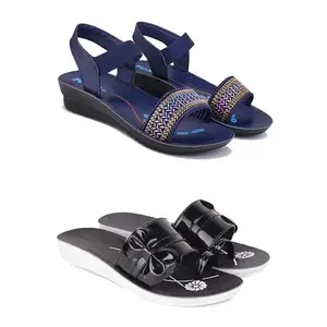 Women's Comfortable Sandal,Casual Lightweight Sandal for Everyday Wear | TP-(COMBO-2)-1935-1989-7