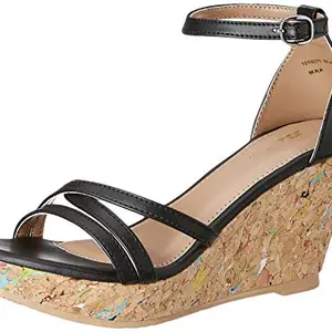 Bata Women Kenza Black Fashion Sandals-7 (7616049)