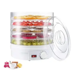 Ritesh Trader Food Dehydrator: 5 Trays for Fruits, Veggies, Meat, Jerky & Snacks | Multi-Functional Kitchen Dryer (28x28x32 cm), Ideal for Healthy, Efficient Food Drying & Preservation