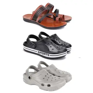 DRACKFOOT Men's Sandals | Lightweight Wear| Stylish & Easy to Wear For Men's GRT-SAN-(3-COMBO)-3151-3068-3124-6