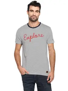 Royal Enfield Explore The Lines T-Shirt Navy M