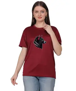 Fashionable T-Shirt for Women – Soft Cotton, Trendy Round Neck
