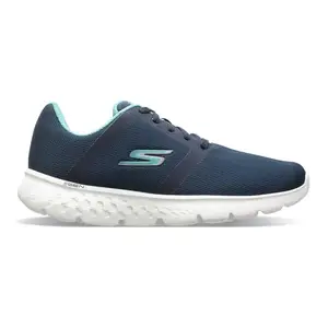 Skechers Womens Go Run 400 Navy/Aqua Running Shoe - 3 UK (6 US) (896167ID-NVAQ)
