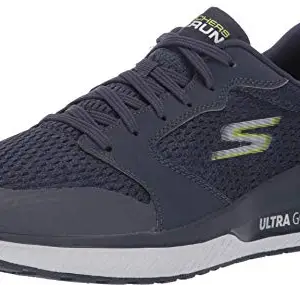 Skechers Men's Go Run Steady-Persuasion Navy/Lime Shoes-10 UK (45 EU) (11 US) (54888-NVLM)