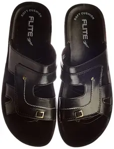 Flite PU Men's Slipper, BLACK,10UK,PUG148GBKBK0010