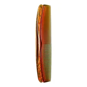 Hair Straightener Comb - Women & Men - Curly Hair - Soft Teeth - Transparent Design - 26CM Length - Pack of 1