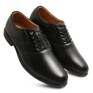 Men's Faux Leather Formal Shoes (Black, 10)-PID53520