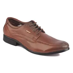 Red Chief Formal Derby Shoes for Men Tan