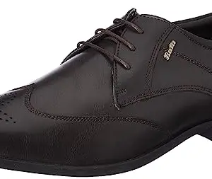 Bata Bally E Mens Formal Lace-Up Shoes in Dark Brown Size- 7