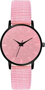 ON TIME OCTUS Analog Girl's and Women's Watch MT-328 (Pink Dial Pink Colored Strap)